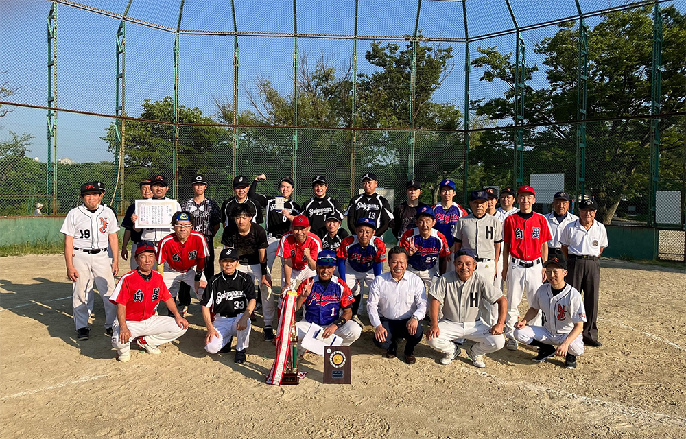 早朝野球〝なかよしリーグ〟オールスター戦