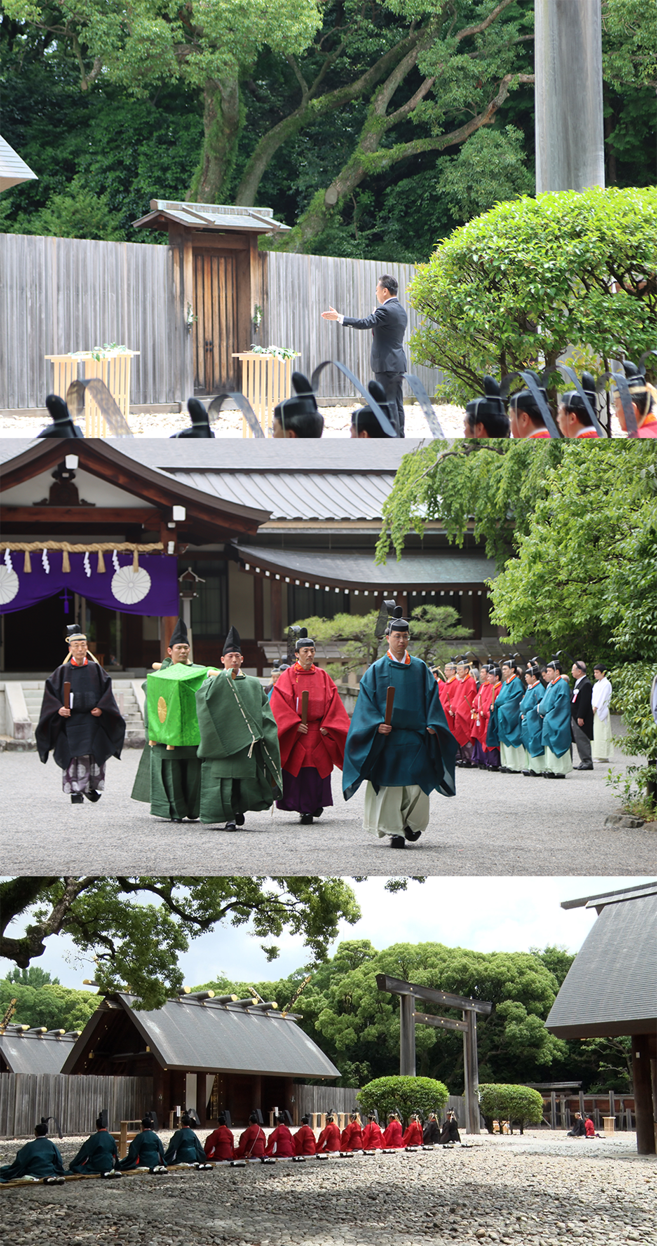 熱田神宮の例祭（熱田まつり）に参列